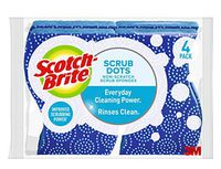 Scotch-Brite Scrub Dots Non-Scratch Scrub Sponge, 32 Scrub Sponges