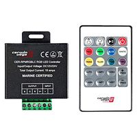 Cerwin Vega RF remote controlling multiple RGB LED functions such as colors brightness fade speed