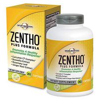Optim Nutrition Zentho Plus Formula Healthy Inflammation Response Curcumin C3, 240 Capsules
