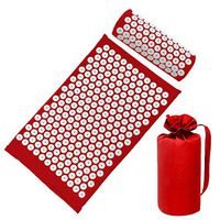 Acupuncture Mat and Pillow Set, Acupressure Massage Pad Multifunction Relaxation Tool with Portable Bag