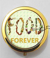 BlackKey Food Forever 3-Compartment Decorative Pocket Gift Box Case Organizer for Pill, Color 2 -1013