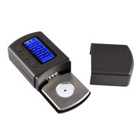 GOTOTOP Digital Turntable Stylus Force Scale Gauge Blue LCD Backlight for Tonearm Phono Cartridge (Batteries Not Included)