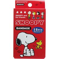 Peanuts Snoopy Adhesive Bandages Cute Band Aid 18 pcs 17AUGSR01