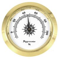 Small #2 Round Analog Hygrometer Humidity Gauge Humidor