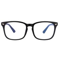 Zeelool Unisex Vintage Square Blue Light Blocking Glasses Matte Black
