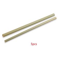 Bamboo Drinking Straw, 1pcs/5pcs Natural Wood Straws Eco-Friendly Fruit Juice Milk Cocktail Reusable Straw(5pcs/Set)