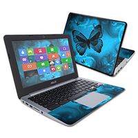 Mightyskins Skin Compatible with Asus Chromebook 11.6" C200ma Wrap Cover Sticker Skins Dark Butterfly