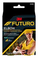 Futuro Sport Custom Dial Tennis Elbow Strap, Firm Stabilizing Support, Adjust to Fit