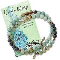 Subherban Essential Oil Bracelets - Aromatherapy Bracelet - Lava Rock Anxiety Bracelet - VERDE WRAP - Handmade Jewelry - Gifts for Women
