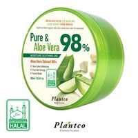 [PLANTCO] 1 Pack Pure & Aloe Vera 98% Moisture Soothing Gel 300ml / Halal Certified/Face, Body, Hair Moisturizing