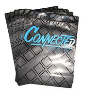 Connected 1 Pound Mylar Bags, Premium, Heat Seal, Smell Proof, Child Proof, Resealable Zipper Storage Bags (10)