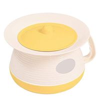 ZSPPPP 痰盂 Indoor Basin Plastic Children's Potty Child Toilet Urinal Basin Household Pregnant Women Urine Bucket Bucket Potty Adult Urinal with Lid Indoor Bedroom (Color : Brass)