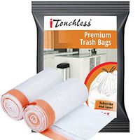 iTouchless Custom Fit Trash Bags, Compactor Bags, Heavy Duty, Drawstring (60, 16 Gallon)