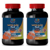 Metabolism Miracle - Water Away Pills 700MG - Blood Pressure Herbs - 2 Bottles (120 Capsules)