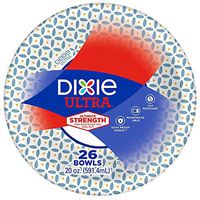 Dixie Ultra Heavy Duty Paper Bowls, 26 Count, 20 Ounce (1 Pack)