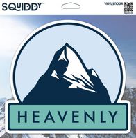 Squiddy Heavenly - Vinyl Sticker Decal for Phone, Laptop, Water Bottle (3" Tall)