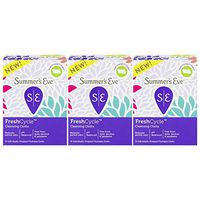 Summer's Eve Freshcycle Cleansing Cloths | Reduces Period Odor | 14 Count | Pack Of 3