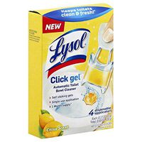 Lysol Automatic Toilet Bowl Cleaner Click Gel, Citrus Scent, 4 ct (Pack of 2)