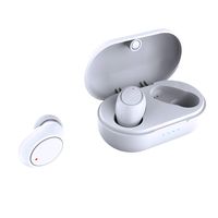 Mini Invisible Bluetooth Earbud, Sports Noise Cancelling in-Ear Earphone for iPhone and The Other Android Phones,White