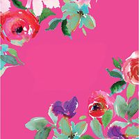 Boho Floral Party Paper Luncheon Towel, Set of 20-7 x 1 x 7 Inches