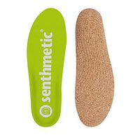 Senthmetic Cork Orthotics Insole for Woman and Man Flat Feet Relieve Foot Pain/Woman 11, Man 10