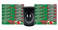 Herb Airtight Container Fresh Kettle with Juicy Jay's Watermelon 1.25 Flavored Hemp Rolling Papers 10 Count DC Crafts Nation- Happy Face