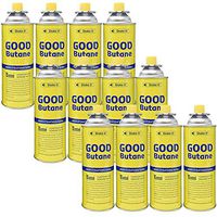 World's 1st Dual Safety J Trap System with Automatic Gas Flow Blocking, 3 Pack / 12 Pcs Butane Gas Fuel Stove Canister, Portable Gas Fuel Cartridge (Good Butane, 3 Pack -12Pcs)