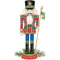 Caspari Nutcrackers Decorative Die-Cut Gift Tags, 20 Included