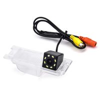 aSATAH 8 LED Car Rear View Camera for Buick Regal/Excelle XT/Chevrolet Vectra/Holden/Chevrolet Malibu/Vauxhall &Waterproof and Shockproof Reversing Backup Camera (8 LED)