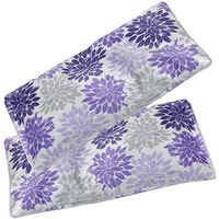 Solayman’s Natural Lavender Infused Eye Pillow for Yoga, Meditation, Relaxation, Headache, Stress Relief- Set of 2 - Purple Fleece