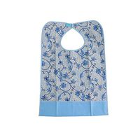 HEALLILY Adult Bib Clothing Protector Waterproof Napkin Apron Mealtime Protector Crumb Catcher for Old People Elderly Disabled Patients