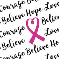 Cypress Home Pink Ribbon Paper Lunch Napkin, 20 count