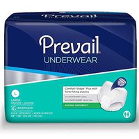 Prevail Maximum Absorbency Underwear, Large, Pack of 16
