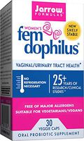 Jarrow Formulas Fem-Dophilus, 1 Billion Organisms Per Cap, Supports Vaginal and Urinary Tract Health, 30 Count (Cool Ship, Pack of 3)