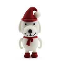 CHUYI Cute and Cartoon Dog Puppy Shape 16GB USB 2.0 Flash Drive Memory Stick Animal Pen Drive Adorable Thumb Drive U Disk