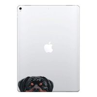 FINCIBO 5 x 5 inch Black Tan Rottweiler Dog Removable Vinyl Decal Stickers for iPad MacBook Laptop (Or Any Flat Surface)