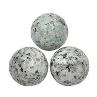 AD Beads Natural Gemstone Harmony Round Ball Crystal Healing Sphere Massage Rock 20~50mm (20 Lotus Jasper, 30mm)