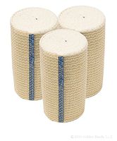 GT USA Organic Elastic Bandage Wrap (4" Wide, 3 Pack) | Hook & Loop Fasteners at Both Ends | Latex Free | Hypoallergenic Compression Roll for Sprains & Injuries