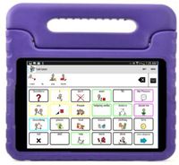 Speech Tablet All-in-1 AAC Symbols-Based (AAC Device) with 7 inch Galaxy Android Tablet, TalkTablet Speech app, Case (Choose from 7 Colors) for Autism or Aphasia, TOLL-Free Technical Support