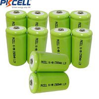 1.2V C Size 5000mAh High Capacity NIMH Rechargeable Battery Button Top 10Pcs