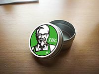 THC 420 Stash Can Weed Gear Box Container tin Drug Pocket Pill Caddy Schale Travel Tab