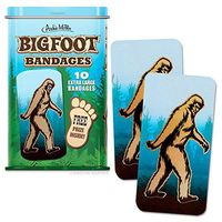 Archie McPhee Bigfoot Bandages, Extra Large, 10 Pack