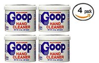Goop Hand Cleaner and Laundry Stain Lifter and Remover (Pack of 4) 14 oz, Waterless, Non-Toxic and Biodegradable, Removes Grease, Grass, Tar, Blood, Paint, Dirt, Mud