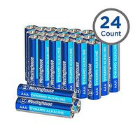 Westinghouse Alkaline AAA Batteries (Bulk Pack 24 Count), Leak-Proof & Long-Lasting Technology Triple A Primary Batteries with Lasting Power for High Drain Devices (Non-Rechargeable)