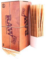 RAW Prerolled Cones 800 Count King Size Natural Classic Unrefined Rolling Papers
