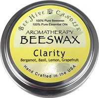Bee Hive Candles Aromatherapy Beeswax Travel Tin (Clarity, 6oz)