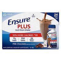 Ensure Plus Milk Chocolate Nutrition Shake, 24 pk./8 fl. oz.- 2 Packs