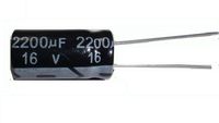 Electrolytic Capacitor, 2200UF 16V 10×20MM Aluminum Radial Leads Capacitors 105℃ High Temp, Pack of 50, Sold By Ltvystore