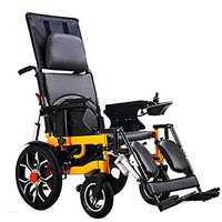 B&MF Electric Wheelchair, Foldable Elderly Intelligent Compact Automatic Portable Lightweight Scooter,30km