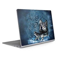 Skinit Decal Laptop Skin for Surface Book 2 15in - Originally Designed Celtic Wolf Design